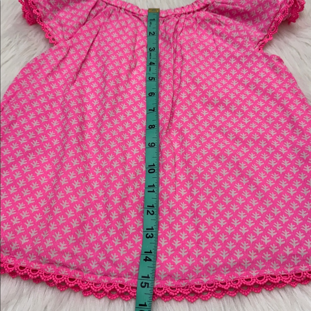 Mini Boden Girls Flutter Sleeve Hot Pink Tunic Top Size 6-7Y - Picture 16 of 16